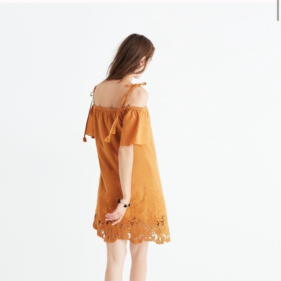 Madewell Dresses & Skirts - NWT Madewell cold shoulder eyelet dress